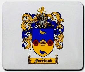 Forehand coat of arms mouse pad