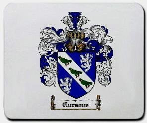 Cursone coat of arms mouse pad