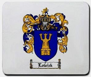 Lowick coat of arms mouse pad