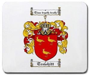 Trewhitt coat of arms mouse pad