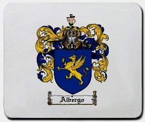 Albergo coat of arms mouse pad