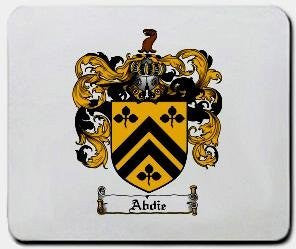 Abdie coat of arms mouse pad