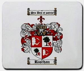 Riordan coat of arms mouse pad