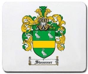 Swanner coat of arms mouse pad