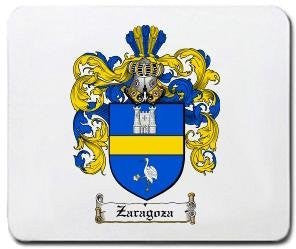 Zaragoza coat of arms mouse pad