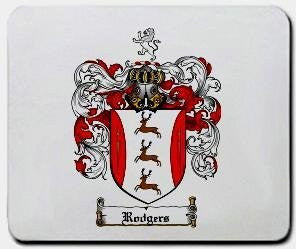 Rodgers coat of arms mouse pad