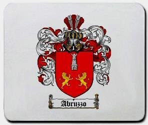 Abruzzo coat of arms mouse pad