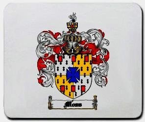 Moss coat of arms mouse pad