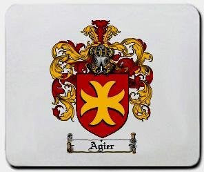 Agier coat of arms mouse pad