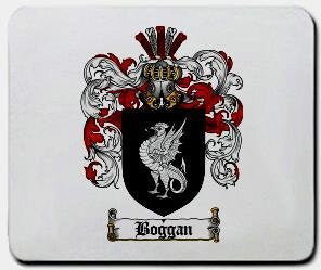 Boggan coat of arms mouse pad