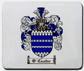 O'coulter coat of arms mouse pad