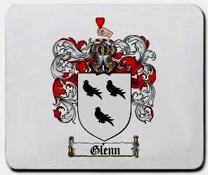 Glenn coat of arms mouse pad