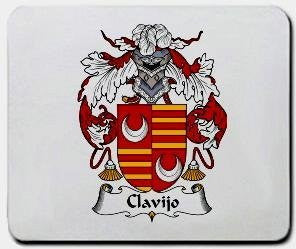 Claverol coat of arms mouse pad