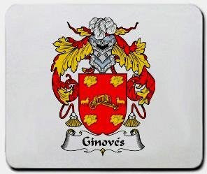 Ginoves coat of arms mouse pad