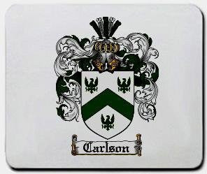 Carlson coat of arms mouse pad
