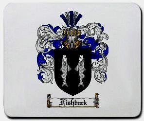 Fishback coat of arms mouse pad