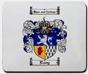 Evoy coat of arms mouse pad
