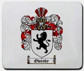 Owenby coat of arms mouse pad