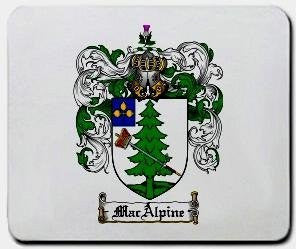 Macalpine coat of arms mouse pad