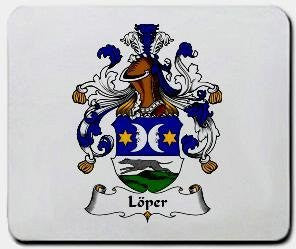 Loper coat of arms mouse pad