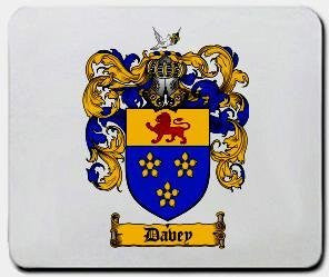 Davey coat of arms mouse pad