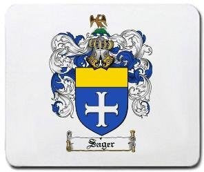 Sager coat of arms mouse pad