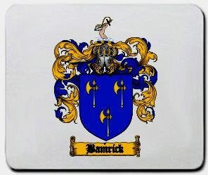 Bamrick coat of arms mouse pad