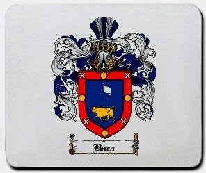 Baca coat of arms mouse pad