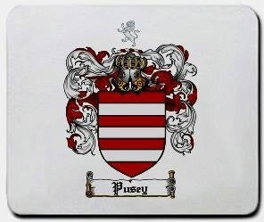 Pusey coat of arms mouse pad