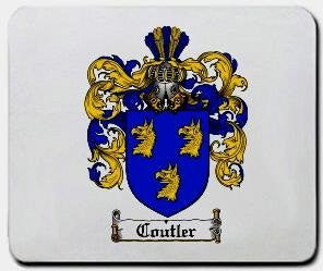 Coutler coat of arms mouse pad