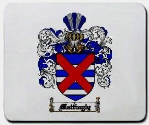 Mattingly coat of arms mouse pad