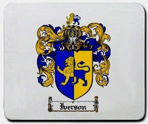 Iverson coat of arms mouse pad