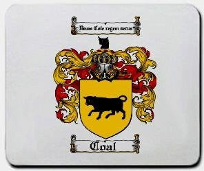 Coal coat of arms mouse pad