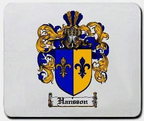 Hansson coat of arms mouse pad