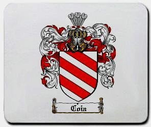 Coia coat of arms mouse pad