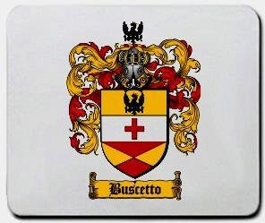 Buscetto coat of arms mouse pad