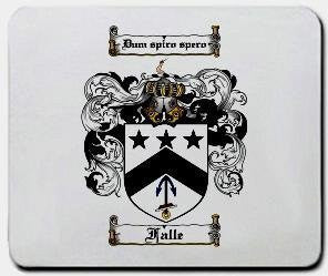 Falle coat of arms mouse pad