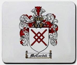 Mccardell coat of arms mouse pad
