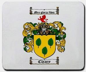 Cleary coat of arms mouse pad