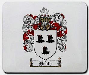 Booth coat of arms mouse pad