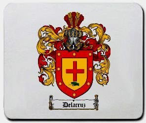 Delacruz coat of arms mouse pad