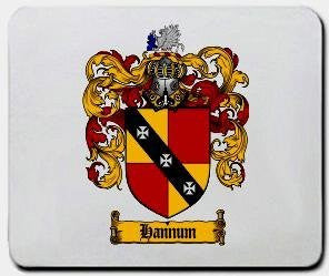 Hannum coat of arms mouse pad