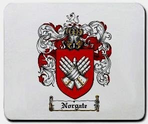 Norgate coat of arms mouse pad