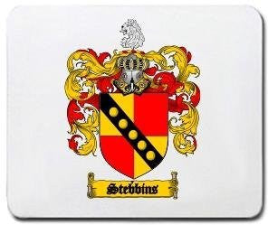 Stebbins coat of arms mouse pad