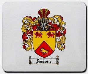 Assone coat of arms mouse pad