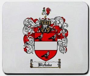 Bidlake coat of arms mouse pad