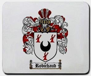 Robichaud coat of arms mouse pad