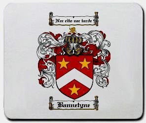 Bannetyne coat of arms mouse pad