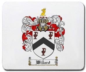 Willard coat of arms mouse pad