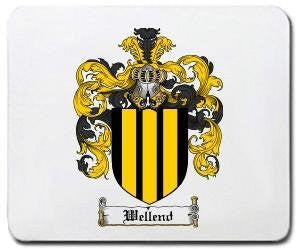 Wellend coat of arms mouse pad